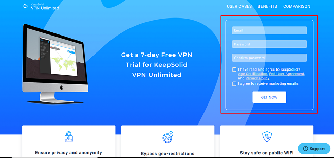 trial vpn avaiable for mac os x10.6